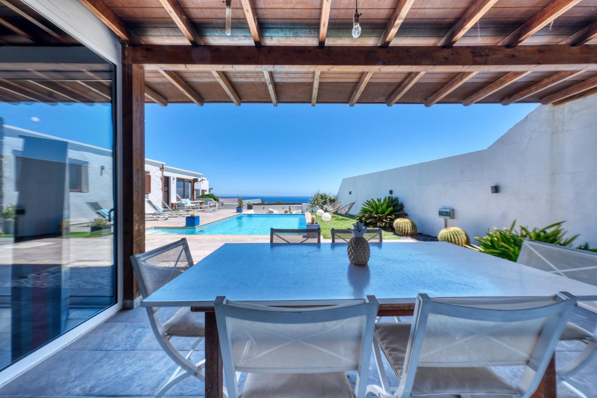Villa Macher Piscina Y Bar Piscina ติอาส ภายนอก รูปภาพ