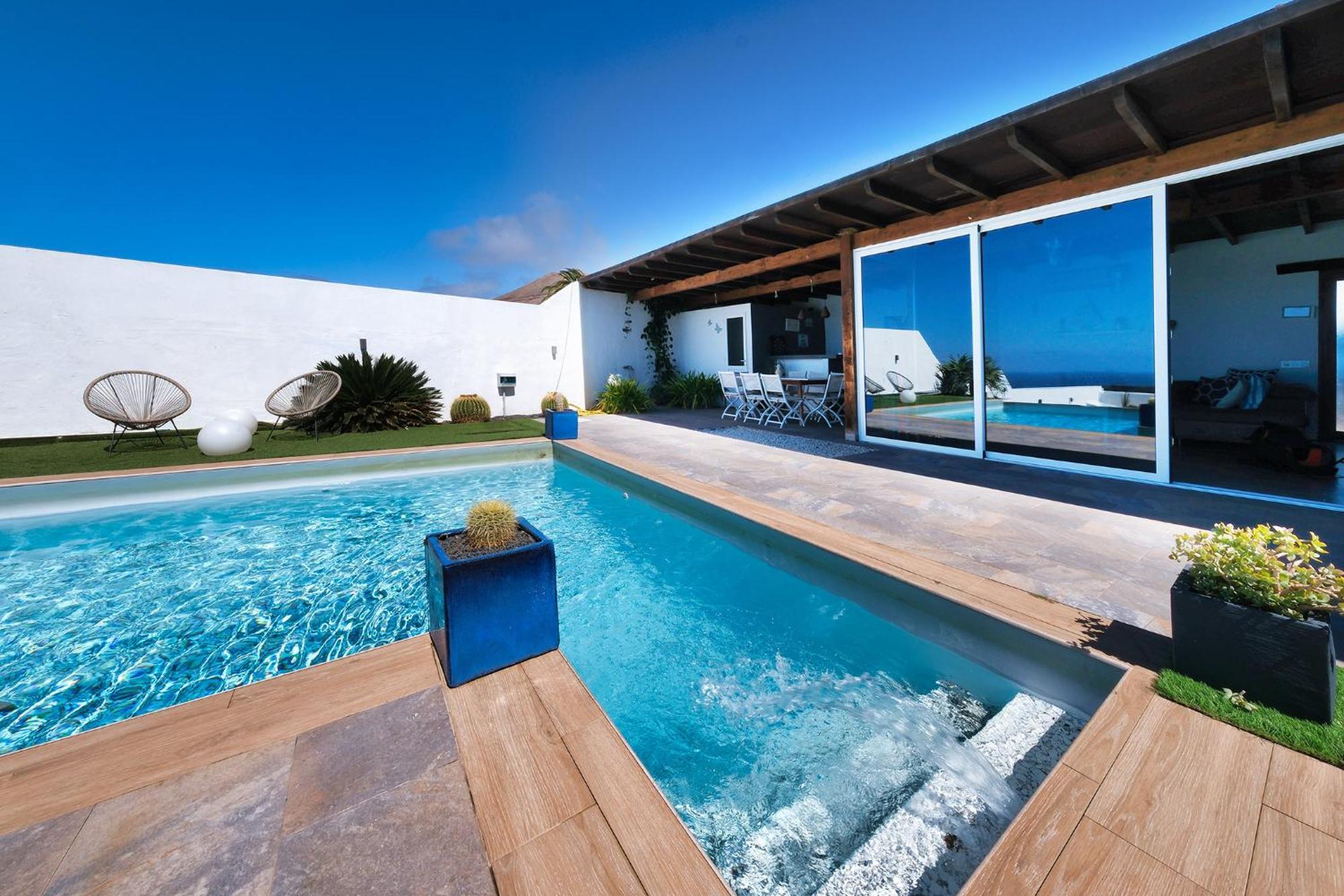 Villa Macher Piscina Y Bar Piscina ติอาส ภายนอก รูปภาพ