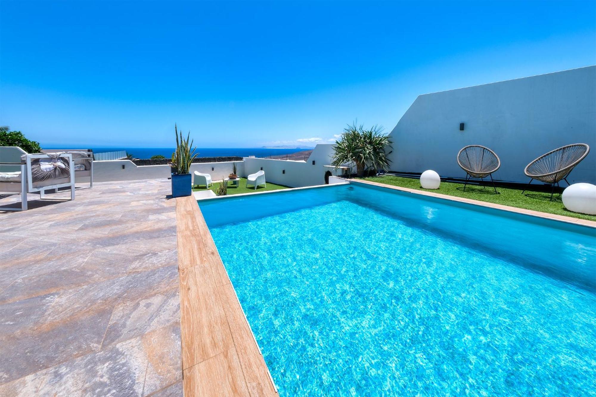 Villa Macher Piscina Y Bar Piscina ติอาส ภายนอก รูปภาพ