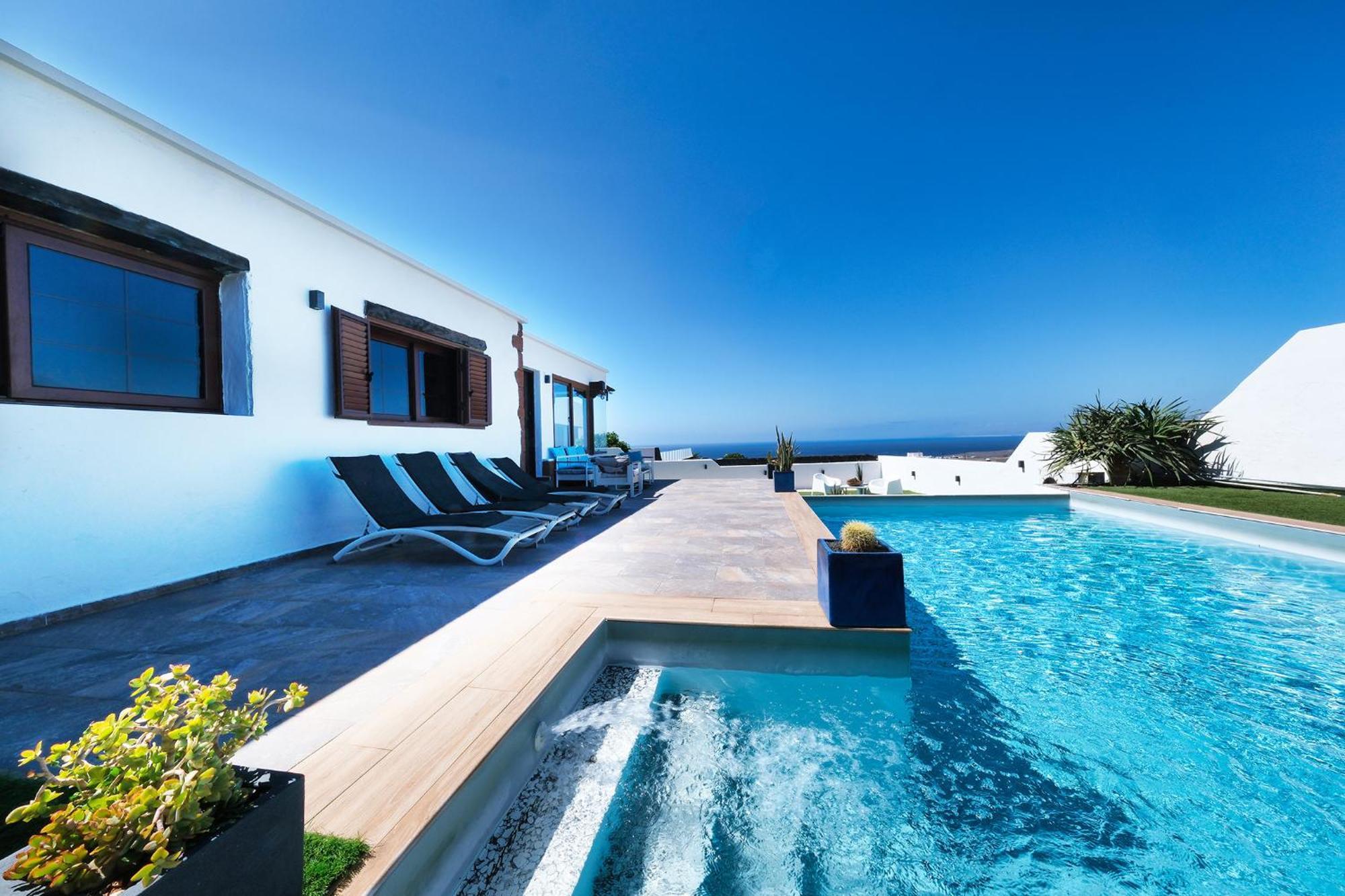 Villa Macher Piscina Y Bar Piscina ติอาส ภายนอก รูปภาพ