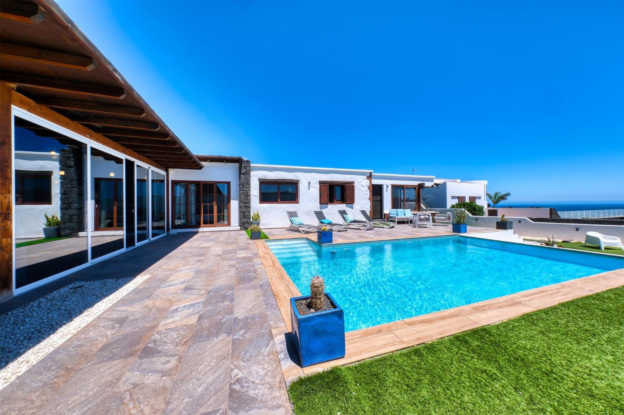 Villa Macher Piscina Y Bar Piscina ติอาส ภายนอก รูปภาพ