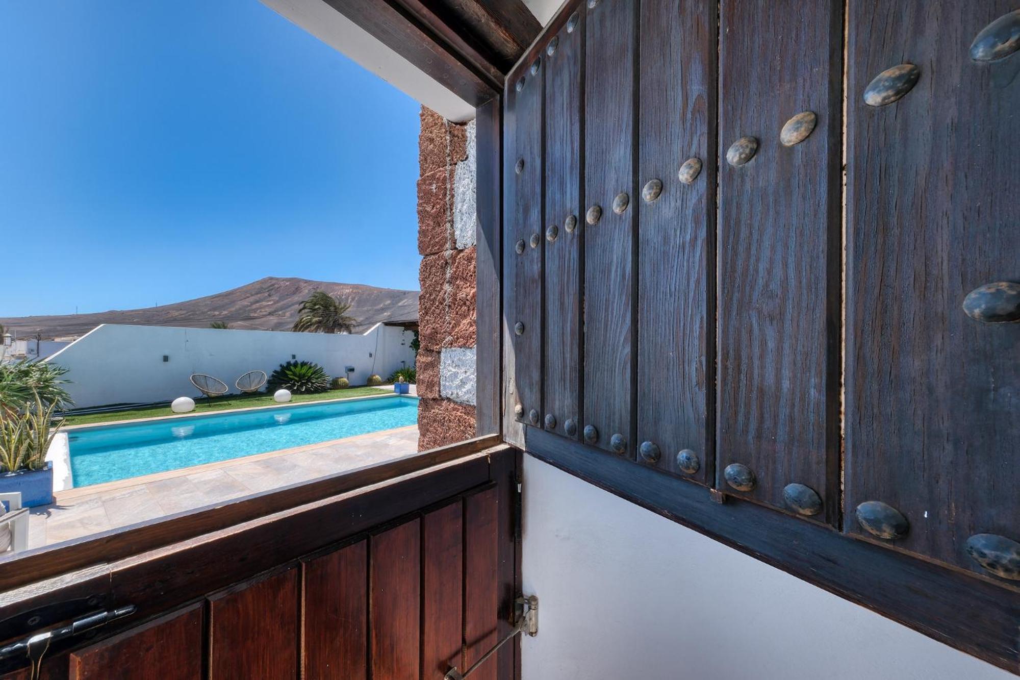 Villa Macher Piscina Y Bar Piscina ติอาส ภายนอก รูปภาพ