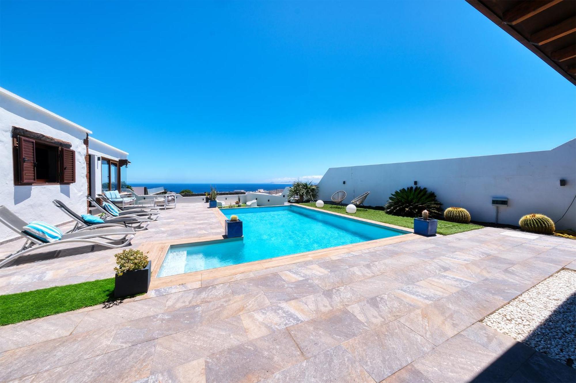 Villa Macher Piscina Y Bar Piscina ติอาส ภายนอก รูปภาพ